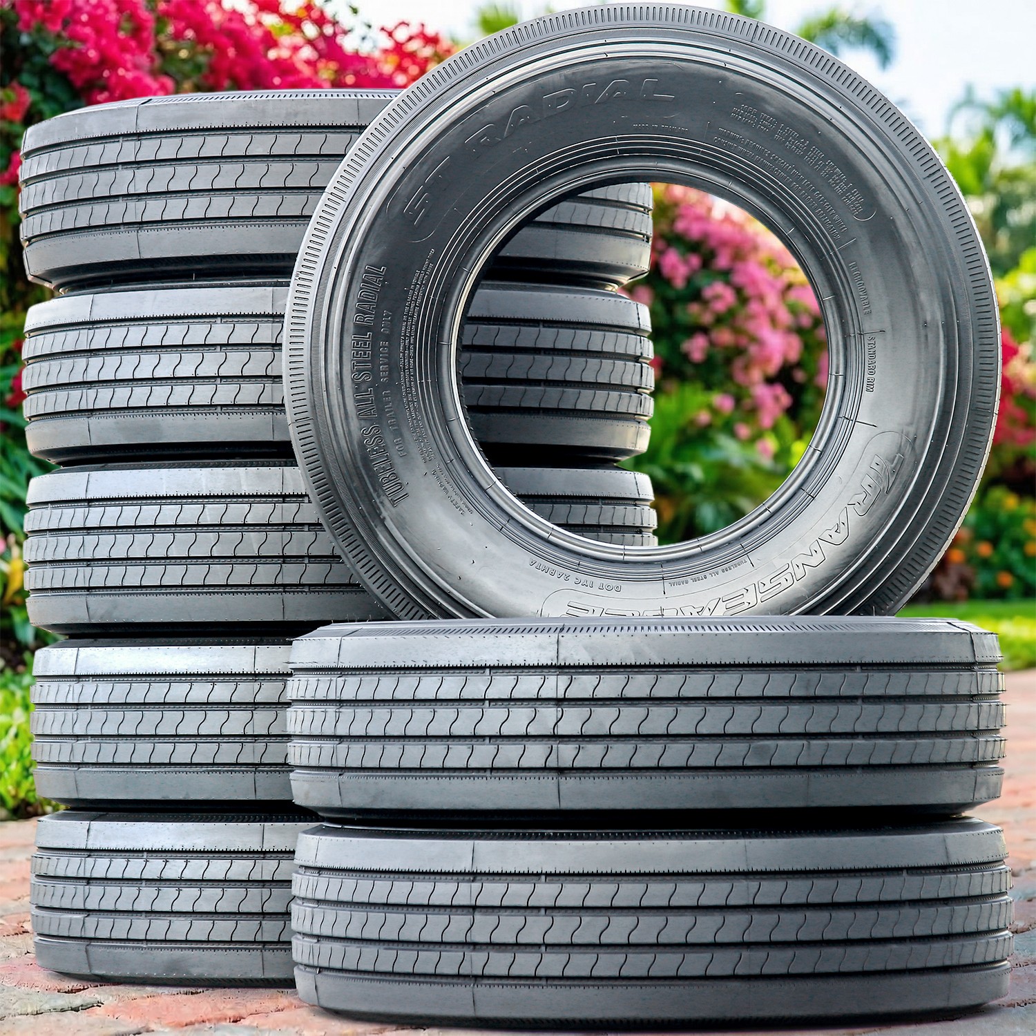 4 Tires Transeagle All Steel ST Radial ST 235/80R16 Load H 16 Ply Trailer