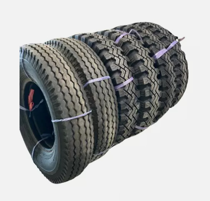 6 New Bias Tires & TUBES 8.25 20 Nutech 4 Mud Rear and Powerking 2 Highway Front
