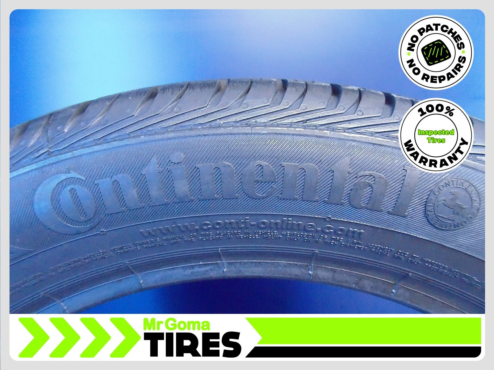 1 CONTINENTAL CONTIPROCONTACT 215/55R18 USED TIRE 8.7/32 AVG NO PATCH 2155518
