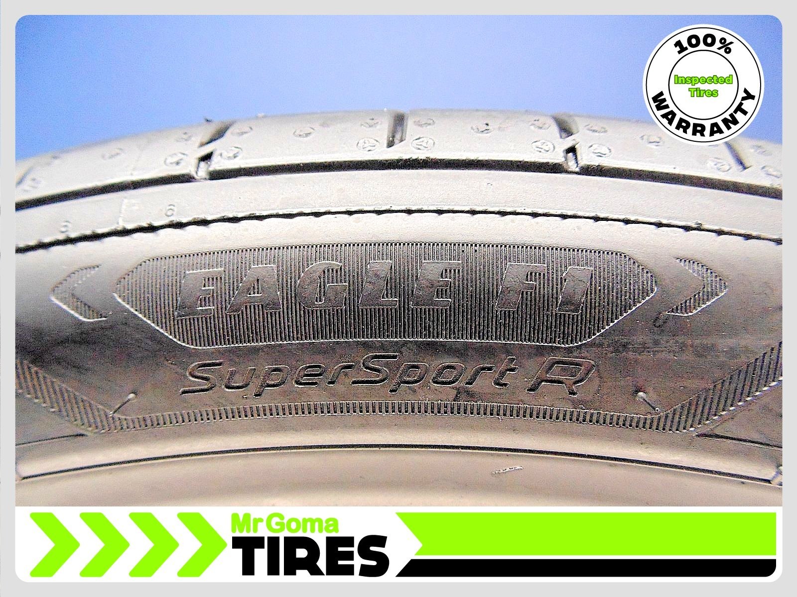 1 GOODYEAR EAGLE F1 SUPER SPORT R N1 315/30ZR21 USED TIRE 6.9/32 TREAD 3153021