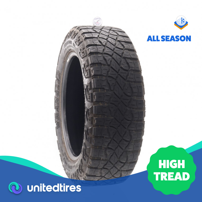 Used LT 265/60R20 Goodyear Wrangler Territory MT 110/107S – 9/32 (RE9O)