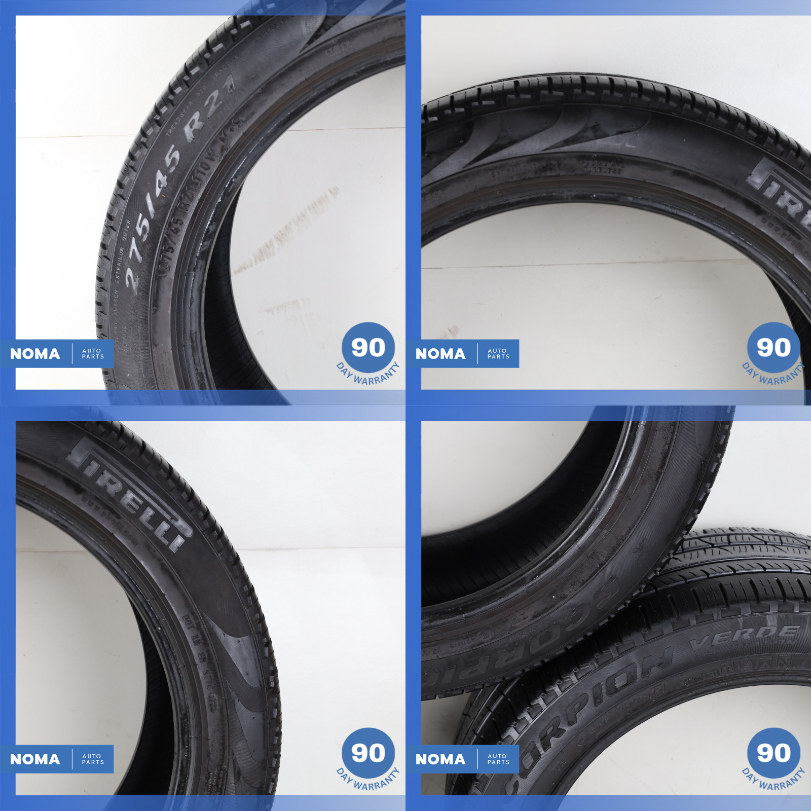 275/45R21 Pirelli Scorpion Verde AS LR 275 45 21′ 110W DOT: 4321 Tires