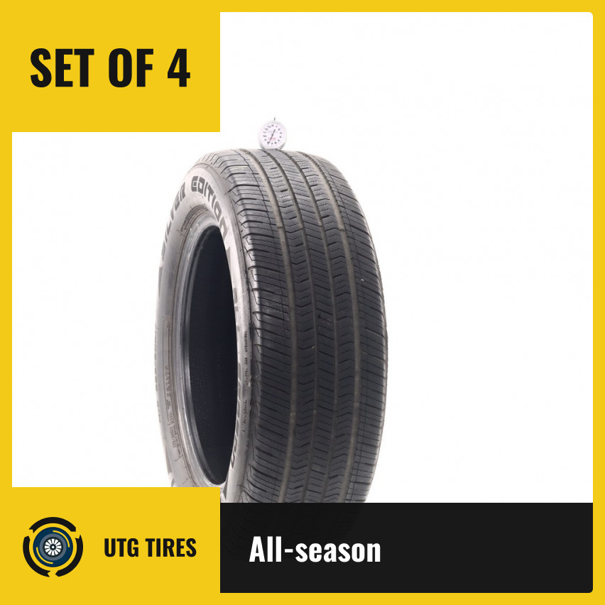Set of (4) Used 225/60R17 Arizonian Silver Edition 99H – 7.5-9/32