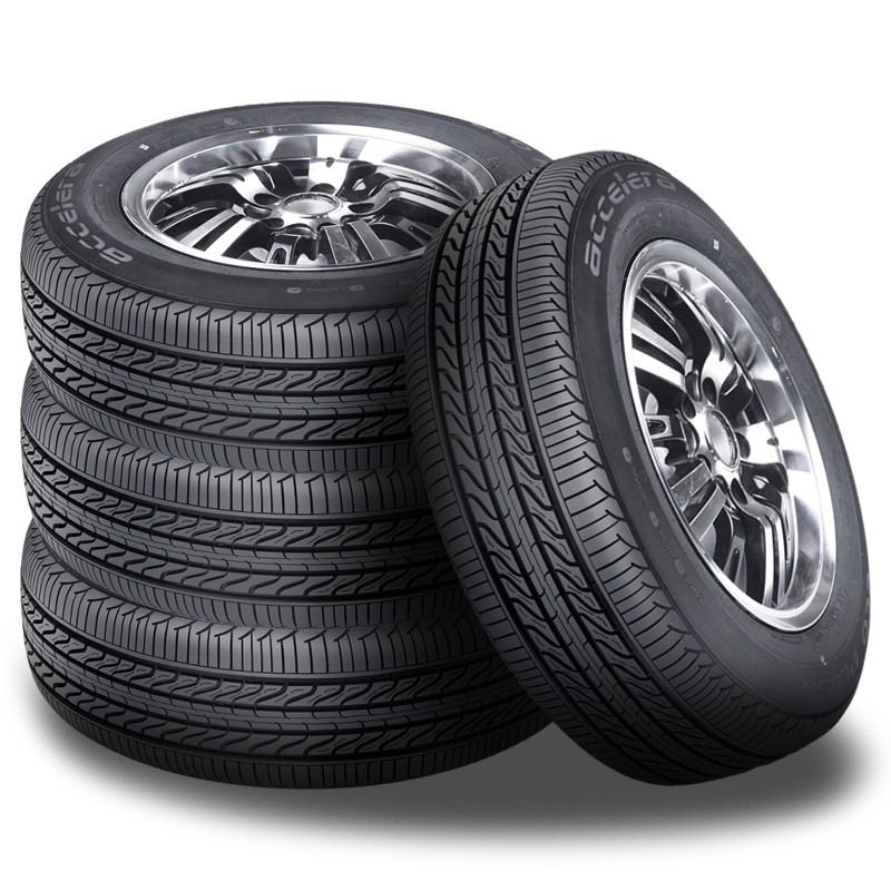 4 Accelera Eco Plush 175/60R15 81H 400AA All Season 45K Mileage Warranty Tires