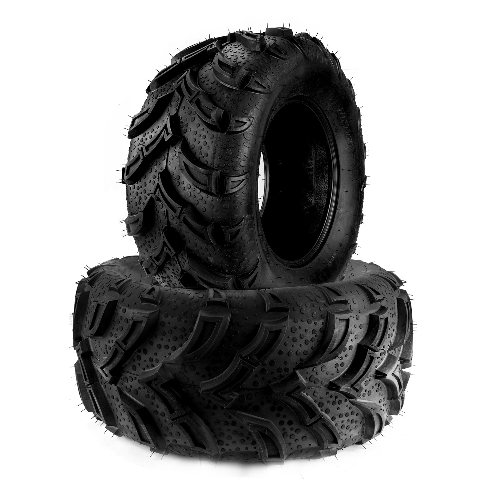 Set of 2 25×10-12 ATV Tires 25x10x12 6Ply Heavy Duty ATV UTV All Terrain