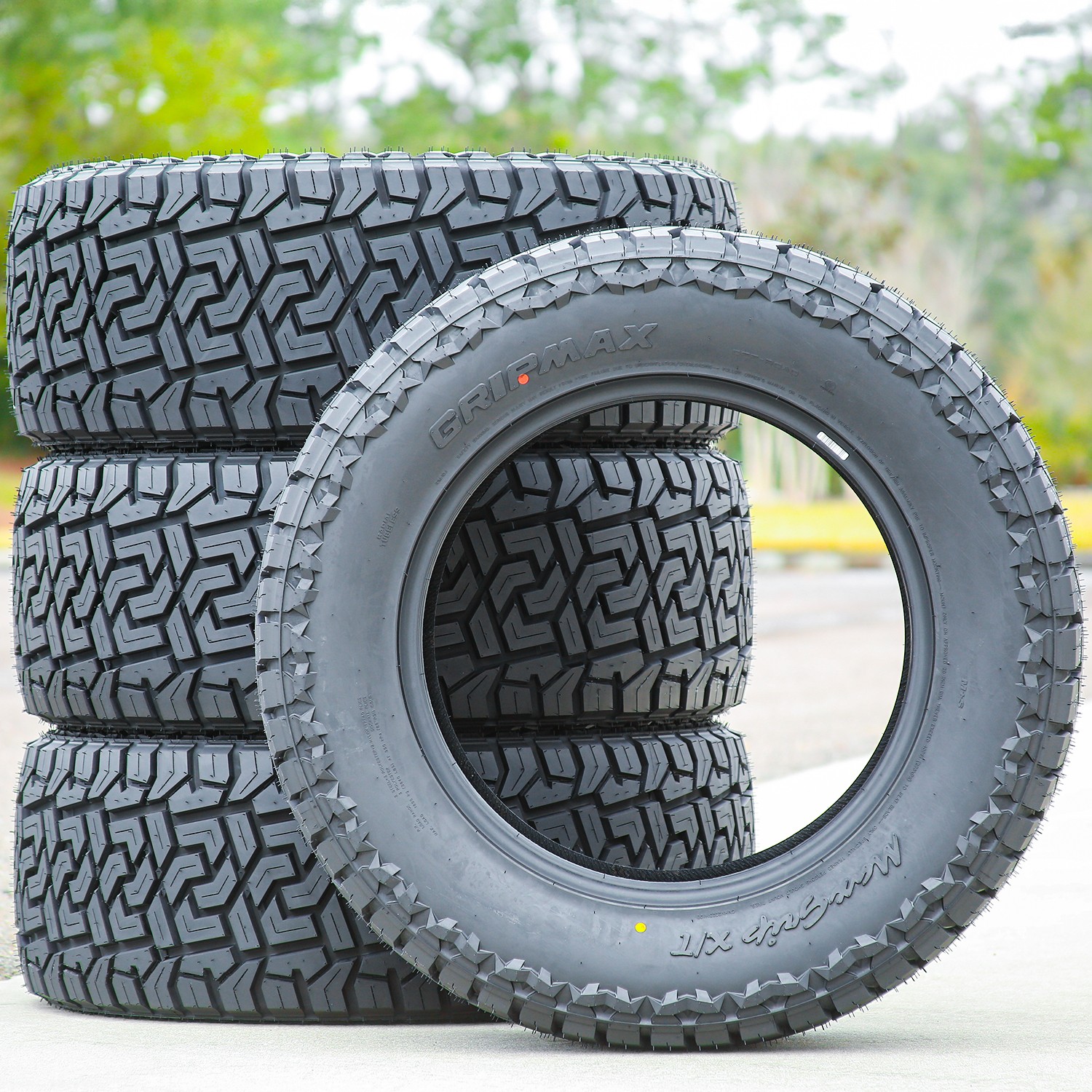 5 Tires LT 37X13.50R20 Gripmax MaxGrip X/T XT Extreme Terrain Load F 12 Ply