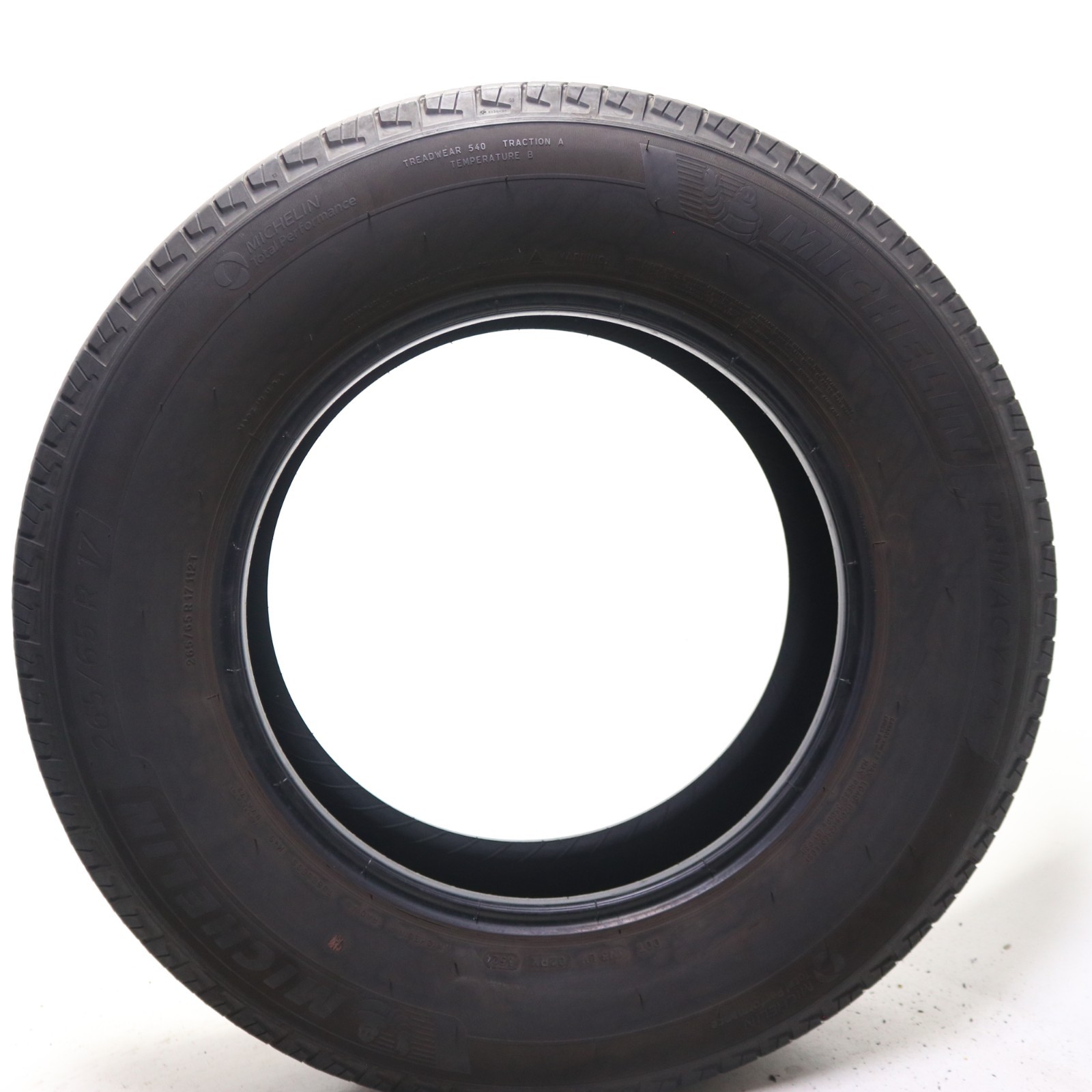 Set of 4 Used 265/65R17 Michelin Primacy LTX – 112T – 6.5-7/32
