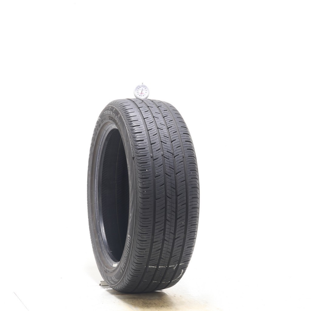Set of (4) Used 205/50R17 Continental ContiProContact 89V – 7.5-9/32