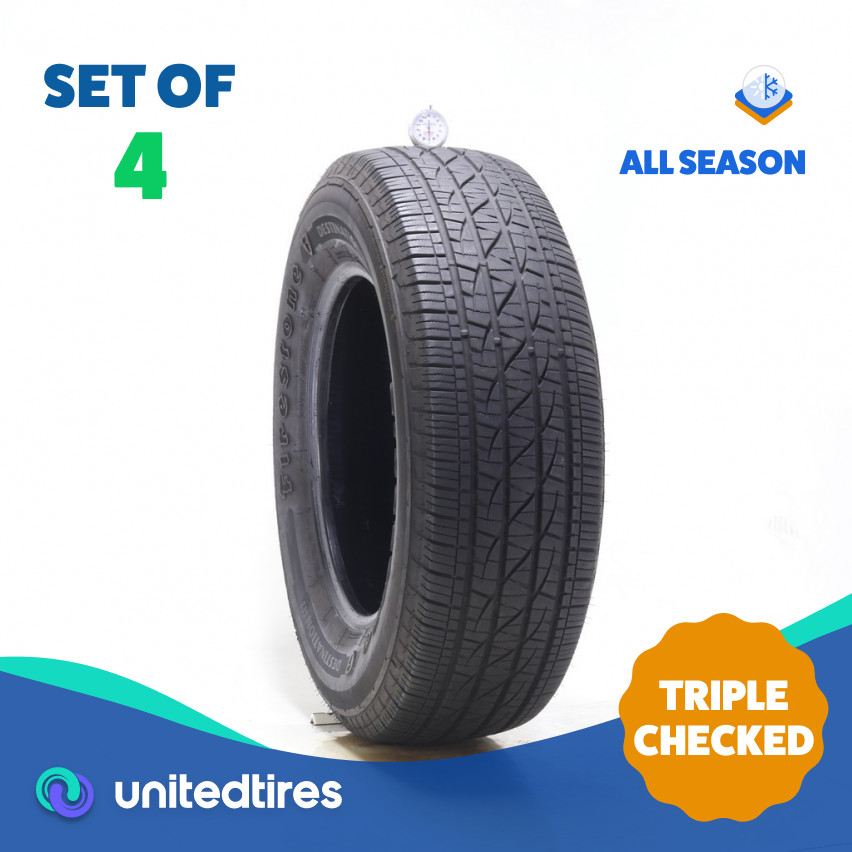 Set of (4) Used 245/70R17 Firestone Destination LE3 110T – 7-8.5/32