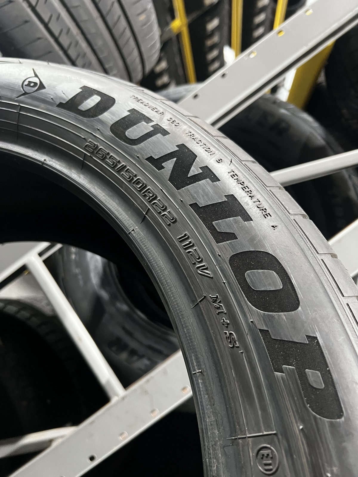 Set Of 4 Dunlop Grandtrek H/T31 265/50R22 112V DOT.0525 8.5/32 NO Patch