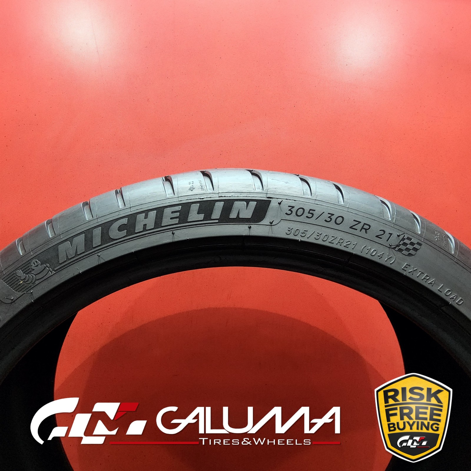 1 (One) Tire Michelin Pilot Sport 4S 305/30ZR21 305/30/21 3053021 104Y XL #87971