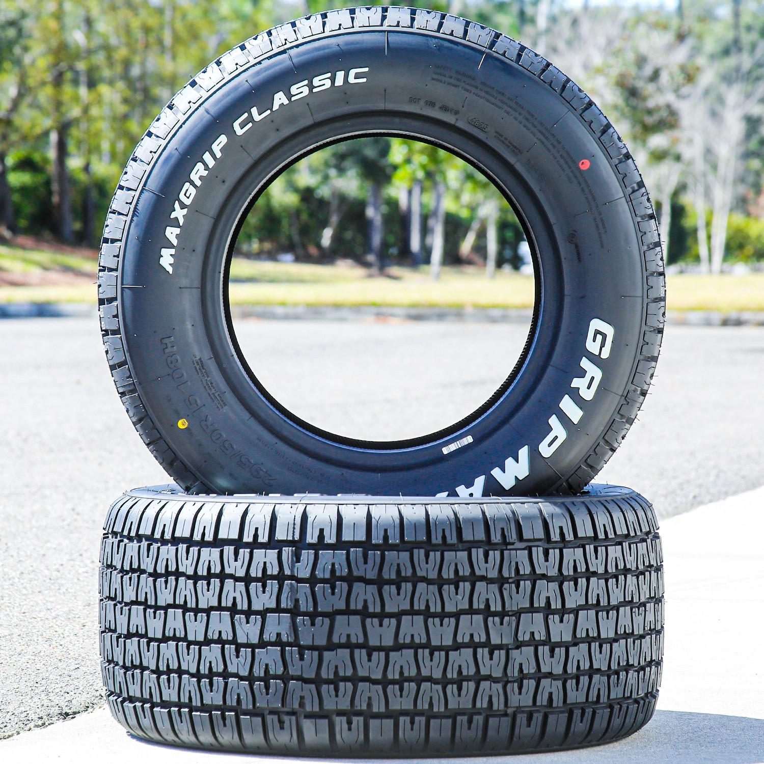 2 Tires 295/50R15 Gripmax MaxGrip Classic AS A/S Performance 108H