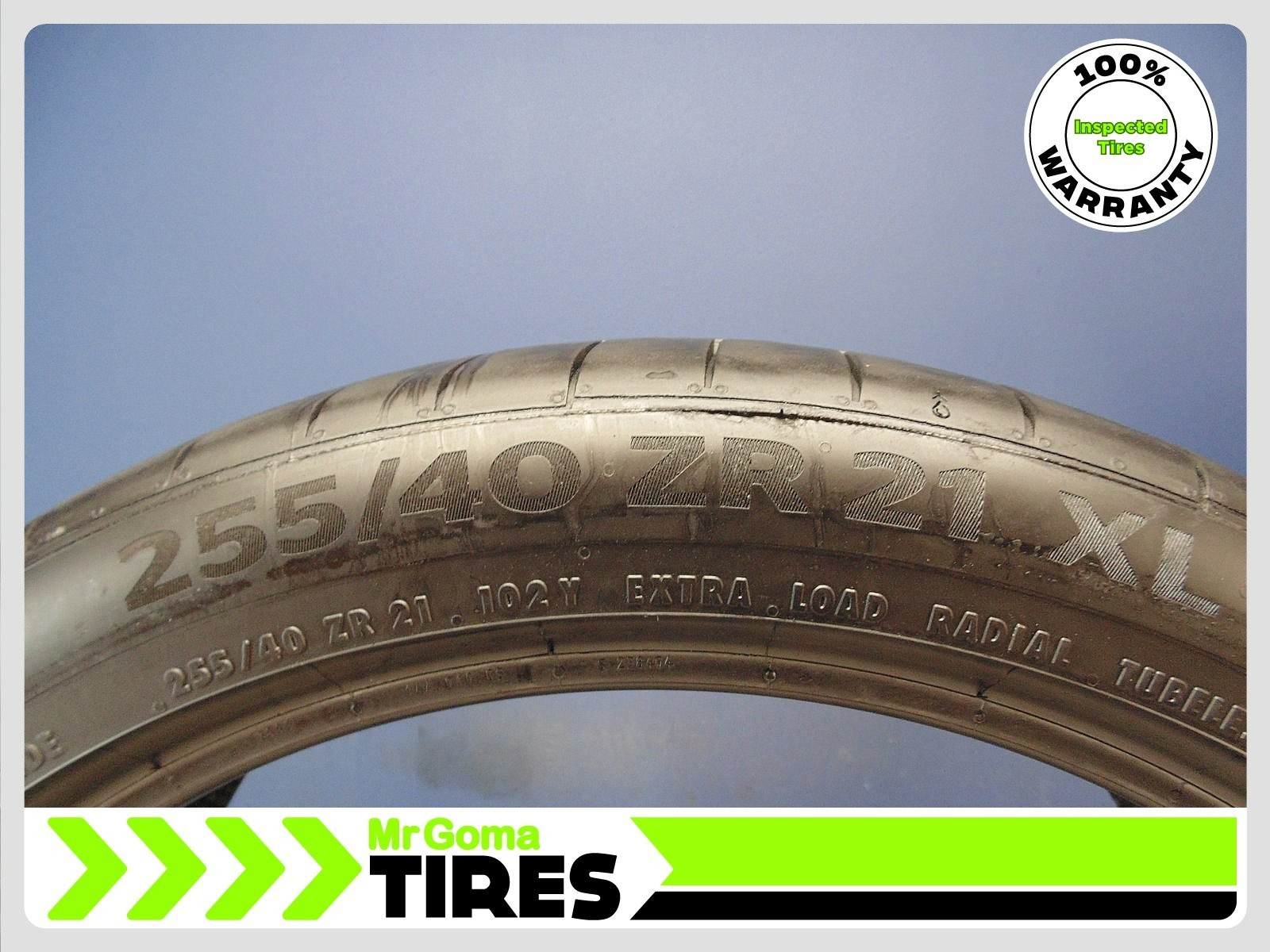 2 CONTINENTAL SPORTCONTACT 6 RO1 XL 255/40R21 USED TIRES 6.8/32 TREAD 2554021