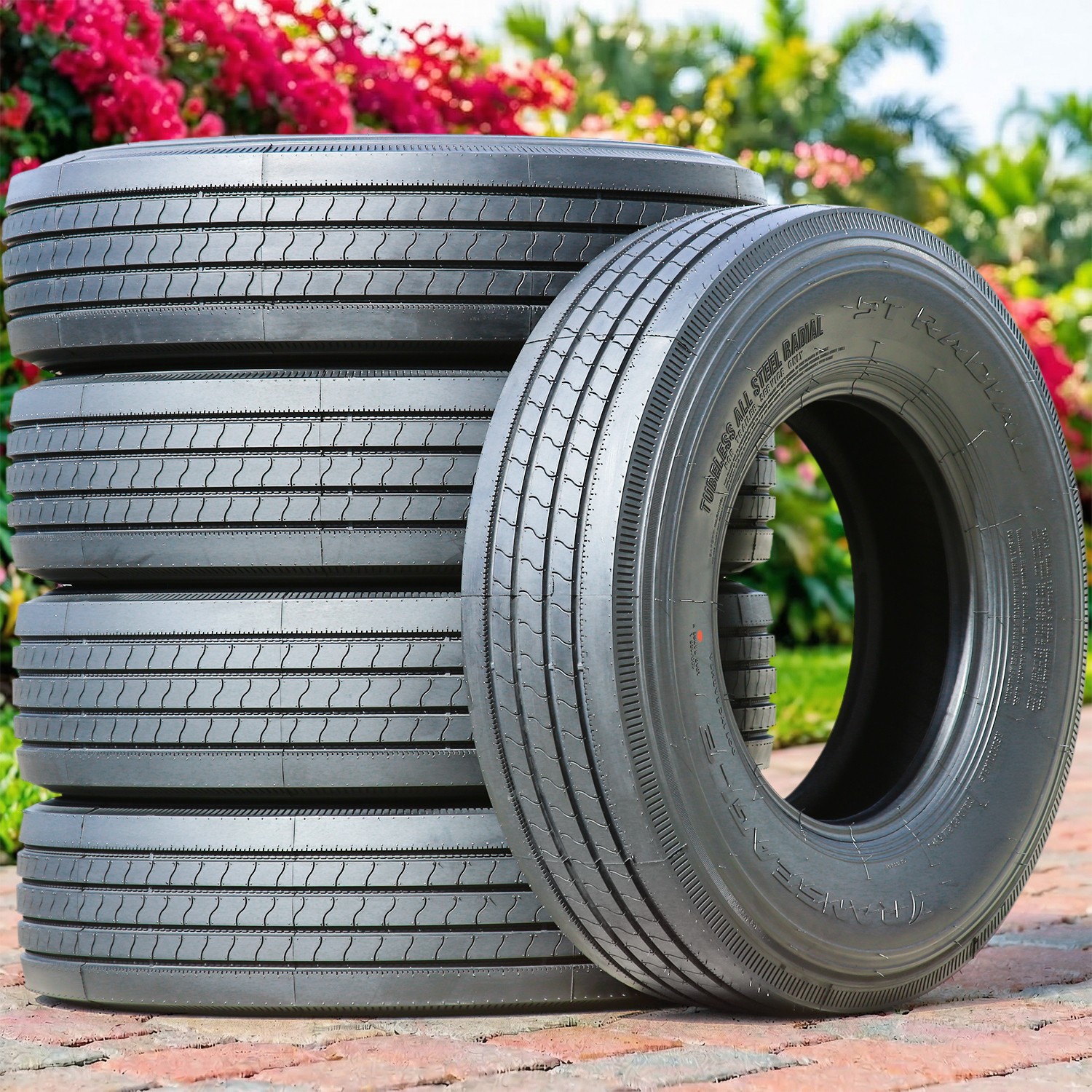 4 Tires Transeagle All Steel ST Radial ST 235/80R16 Load H 16 Ply Trailer
