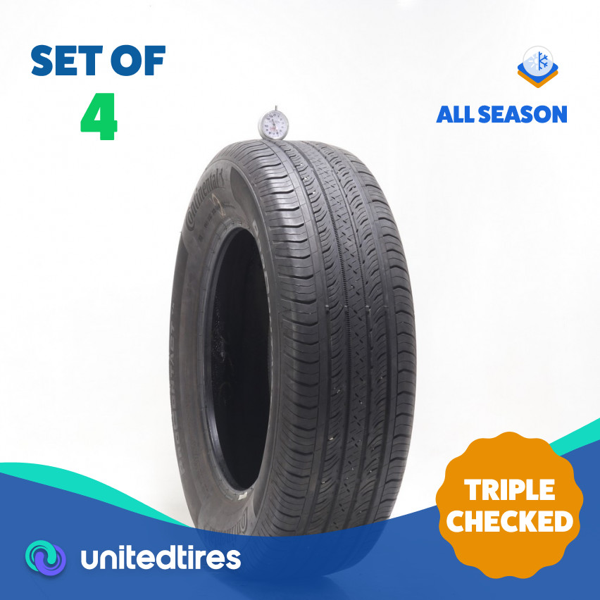 Set of (4) Used 225/65R17 Continental ProContact TX 102H – 6/32