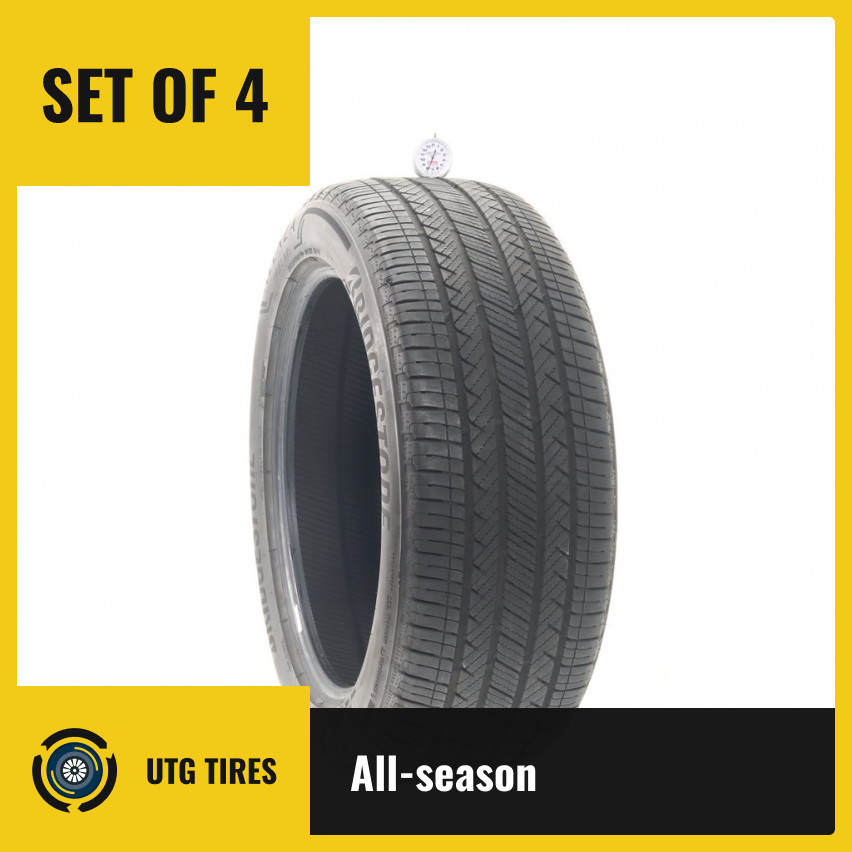 Set of (4) Used 255/50R20 Bridgestone Alenza Sport A/S 105H – 7.5-9.5/32