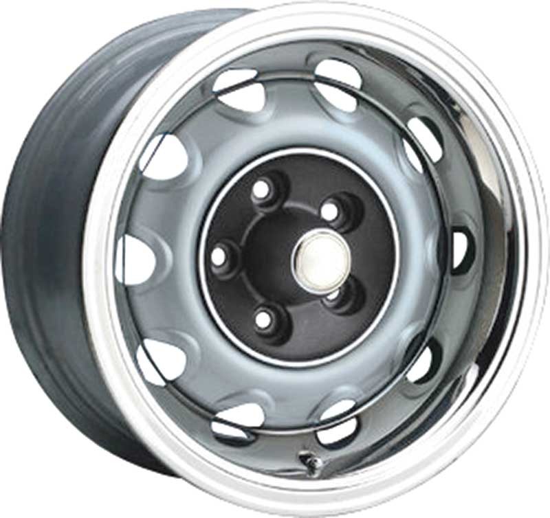 Chrysler Dodge Plymouth; Rallye Wheel; 15″ x 8″; 5 x 4.5″ Bolt Pattern; 4-1/2″
