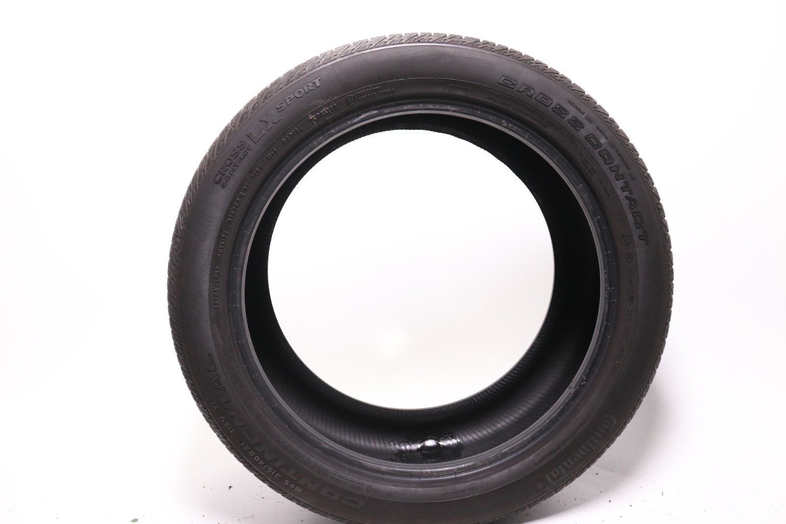 Set of 2 Used 315/40R21 Continental Cross Contact LX Sport MO1 – 115V – 6.5/32