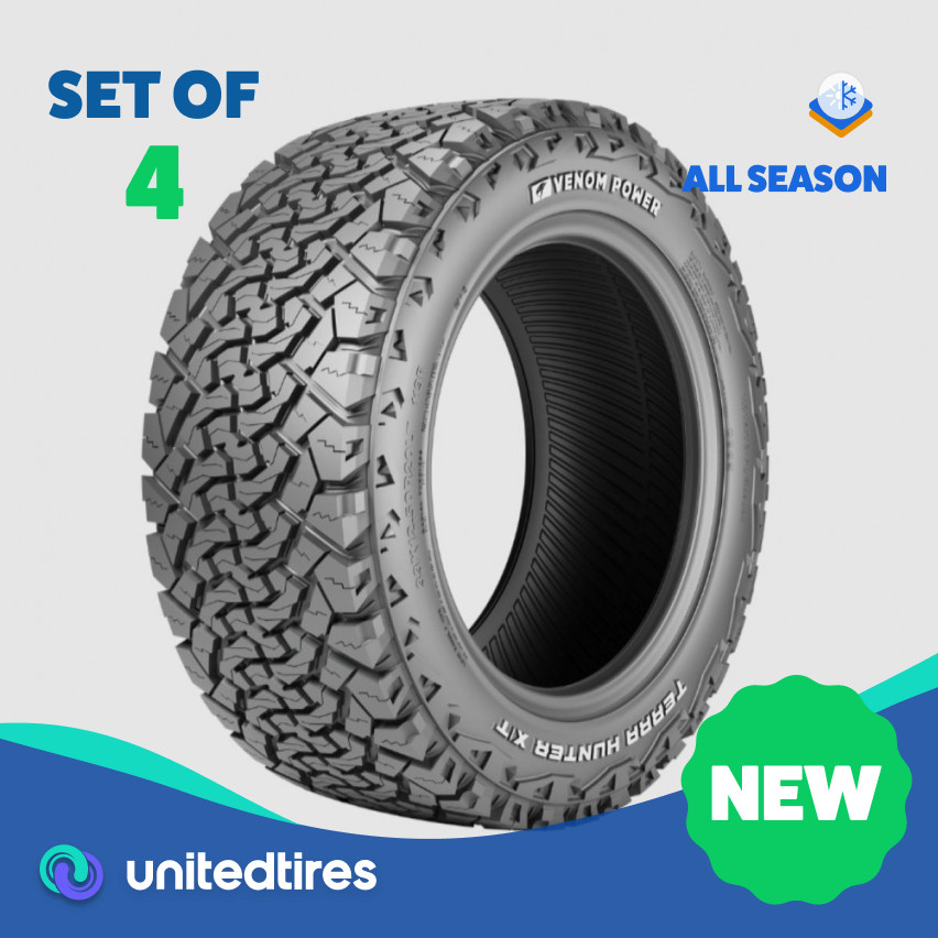 Set of (4) New 255/70R17 Venom Power Terra Hunter X/T 2 112T