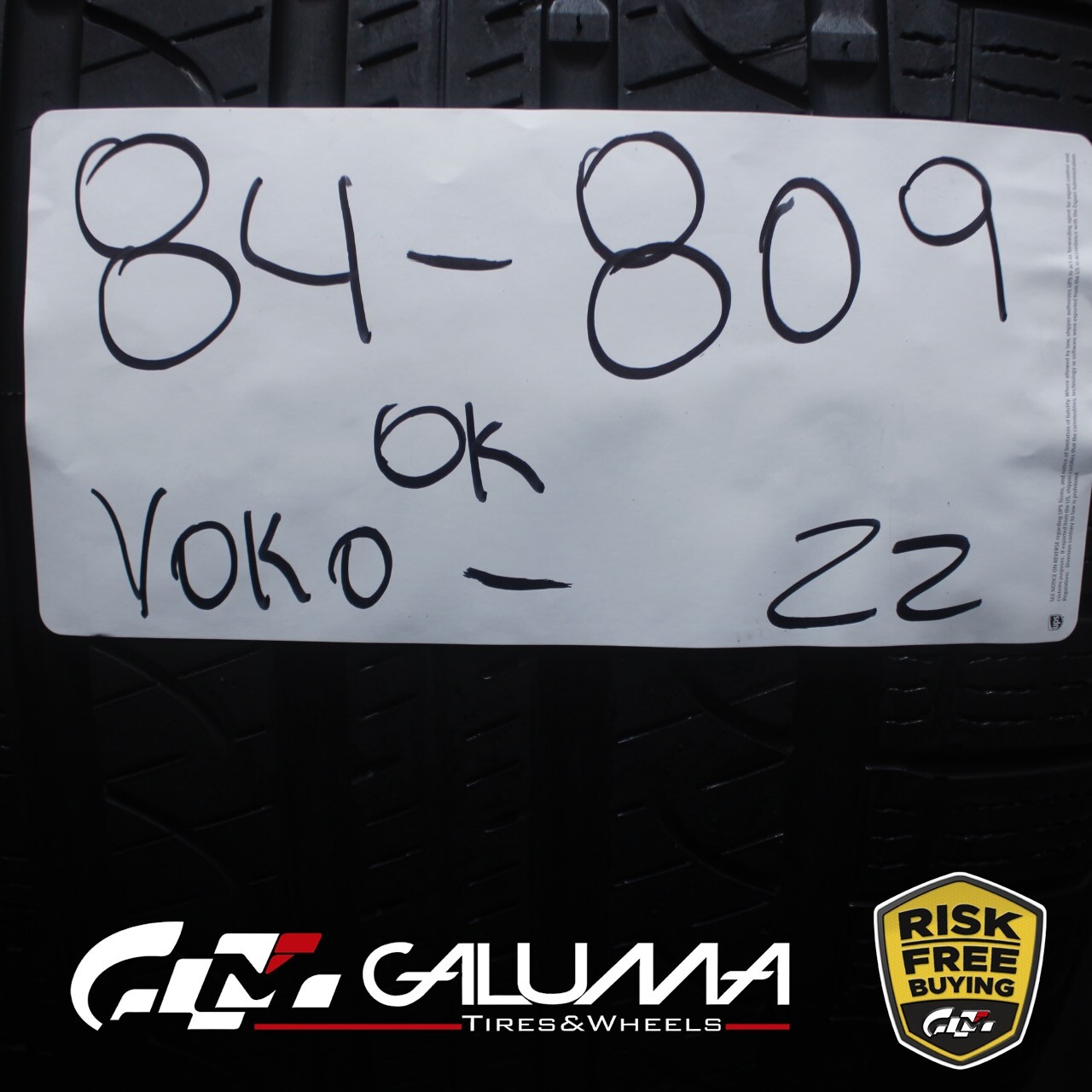 Set of 2 Tires Yokohama Advan V35 315/35R22 315/35/22 3153522 No Patch #84809