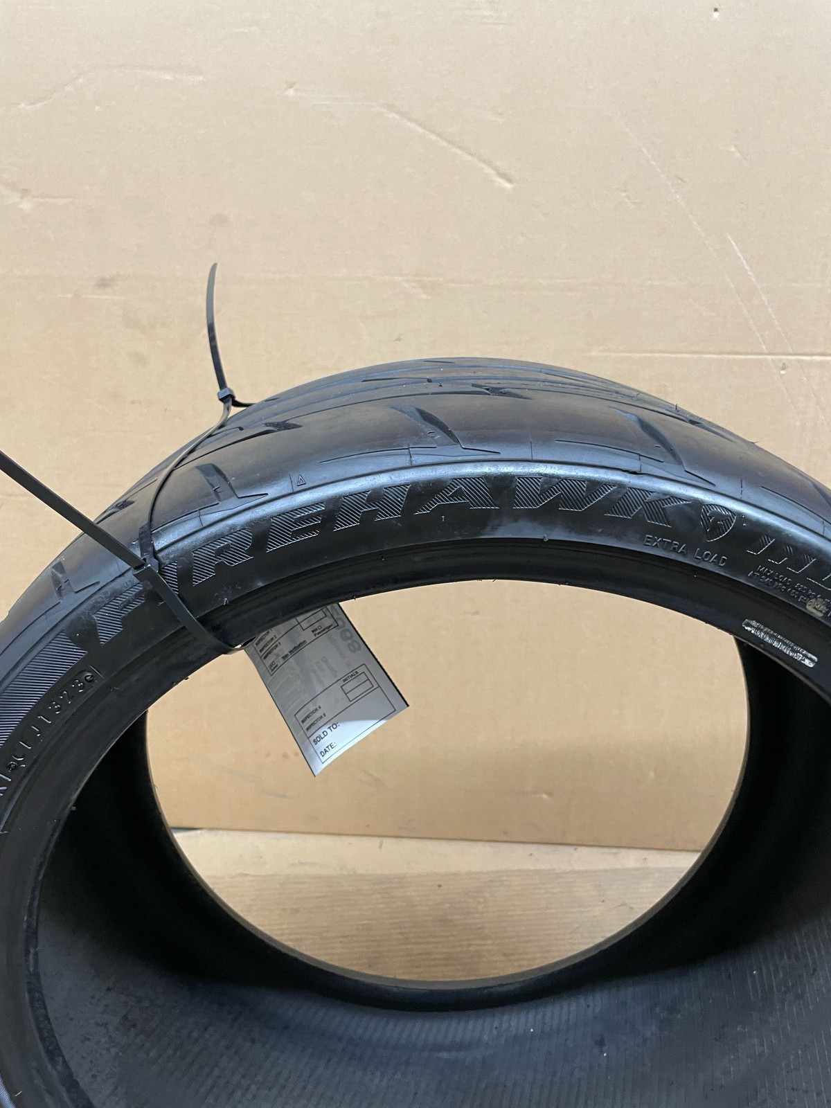 (B) FIRESTONE FIREHAWK INDY 500 295/30R20 93W 7/NDS DOT 1323