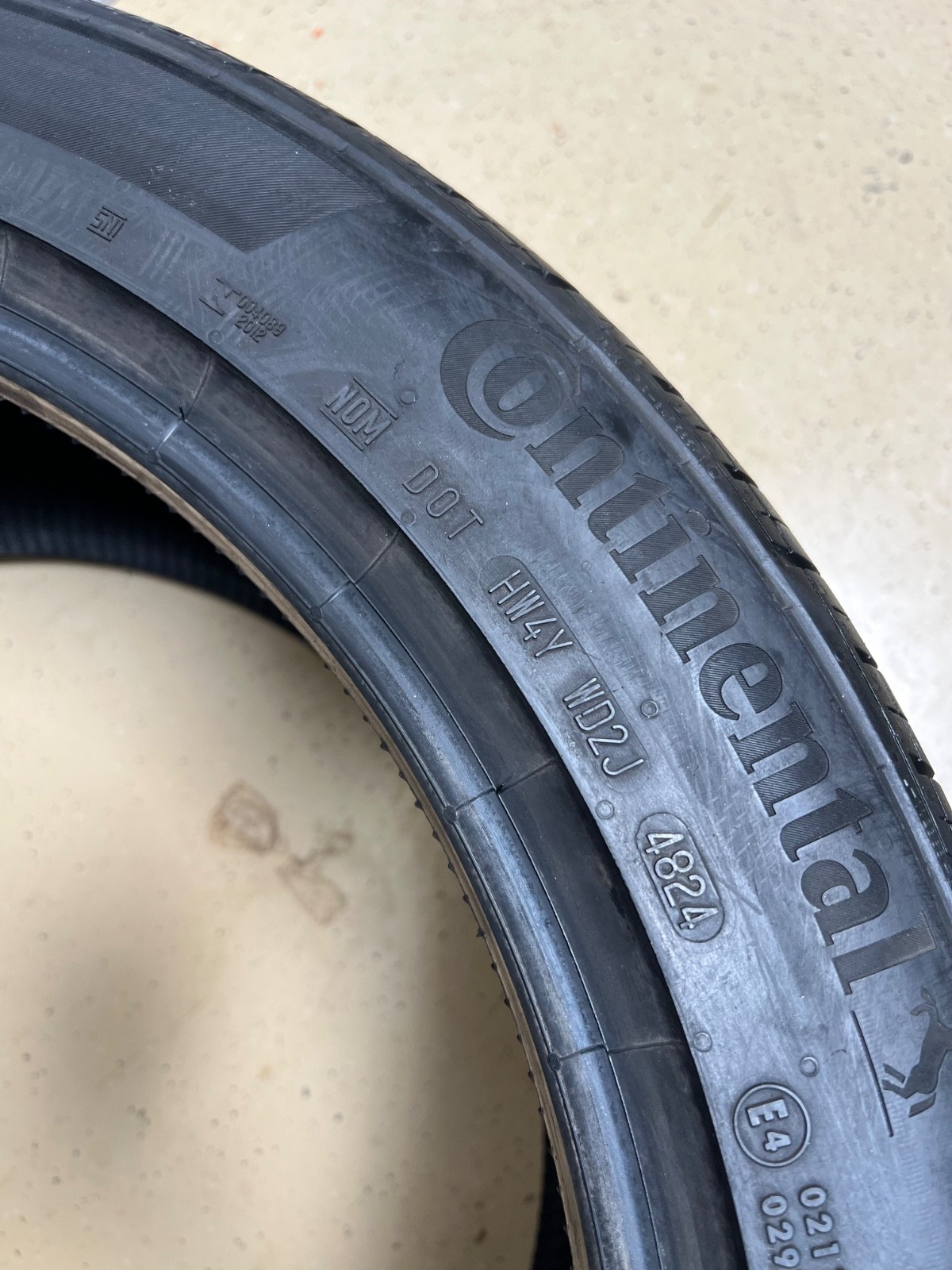 1 – NO REPAIRS 285/40R20 XL (108H) Continental ProContact RX (NF0) Porsche 7077