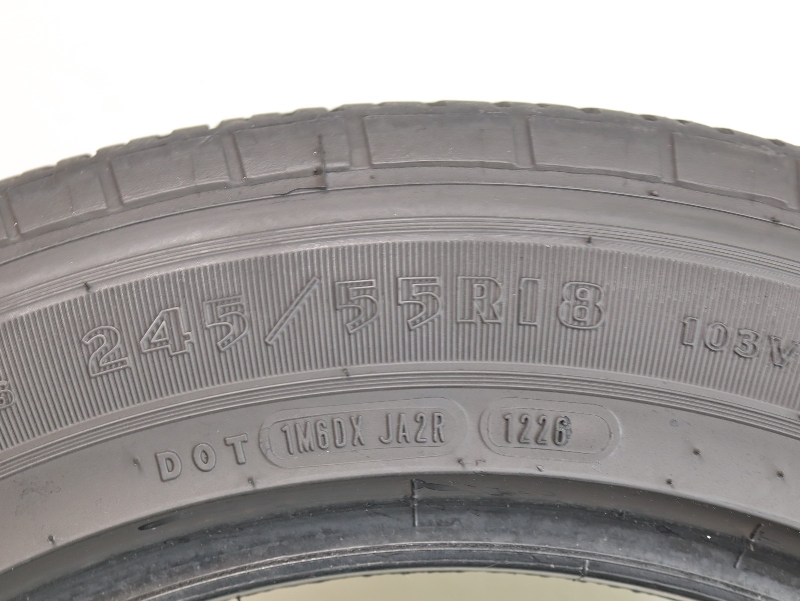2 245/55R18 Goodyear Eagle RSA 103V 9.5/32 DOT 1925 1226 1J123