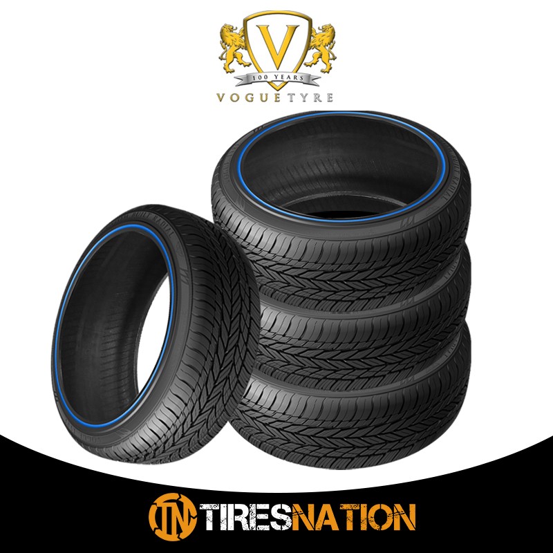(1) New Vogue CUSTOM BUILT RADIAL BLUE STRIPE 245/45R19XL 102V CBR8 Tires