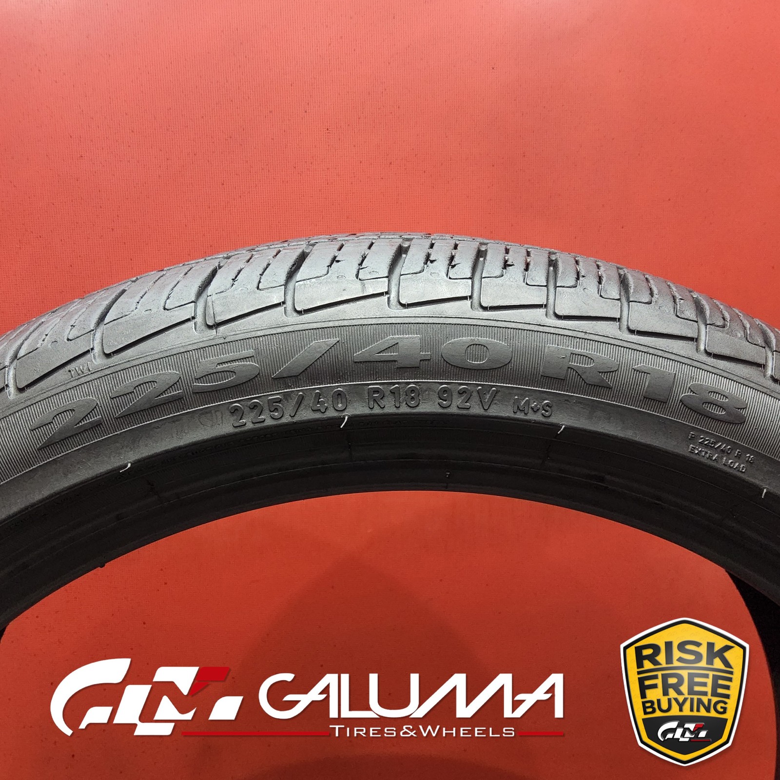 1 (One) Tire Pirelli Cinturato P7 All Season ★ Run Flat 225/40R18 No Patch 91102