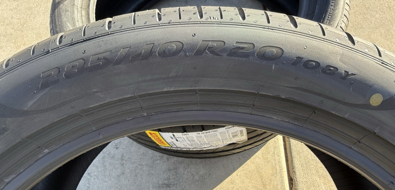 Set of TWO BRAND NEW 285/40R20 108Y Pirelli P Zero PZ4 Star ★ BMW Tires 2854020