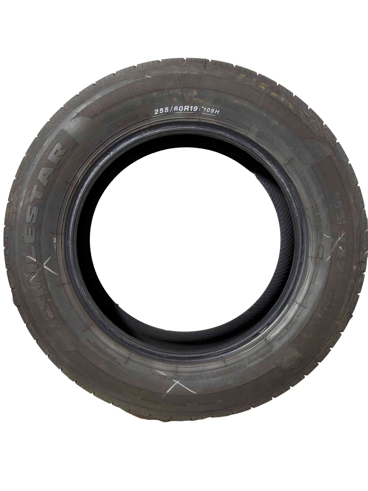 P255/60R19 Milestar MS932 Sport 109 H Used 8/32nds