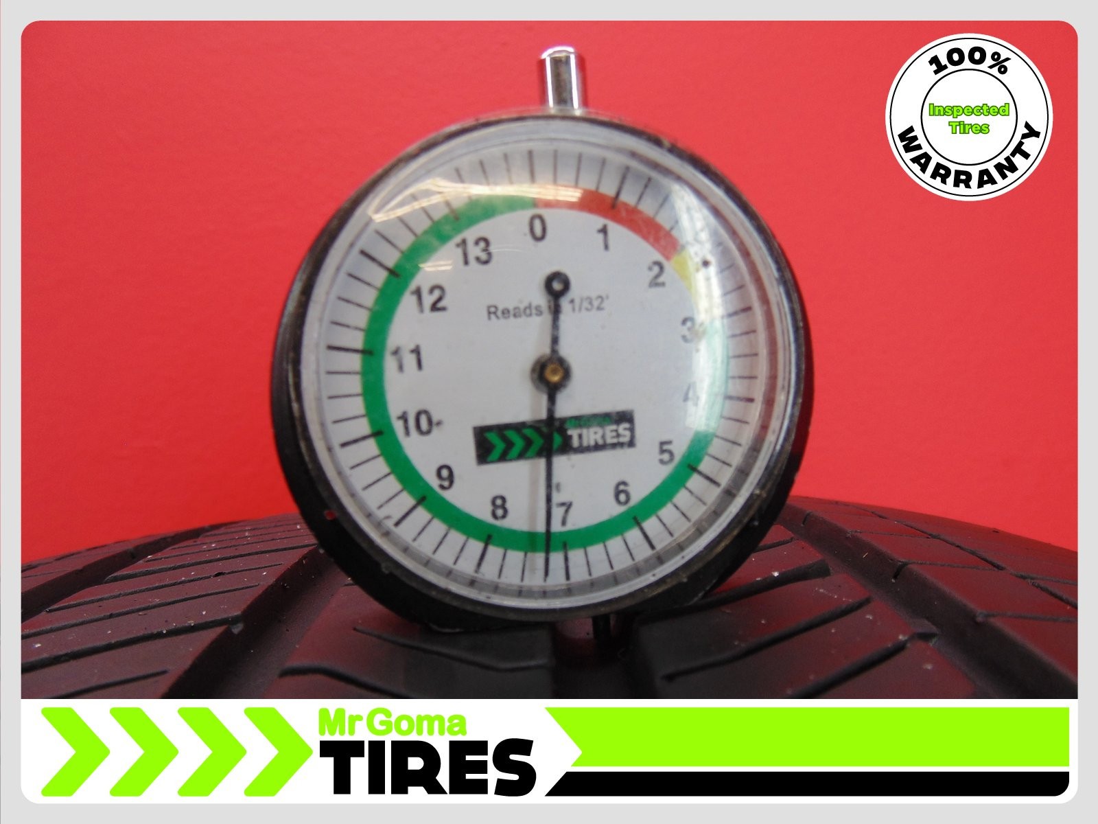 SET OF 2 GOODYEAR EAGLE TOURING 235/50R21 USED TIRES 7.6/32 TREAD 101V 2355021