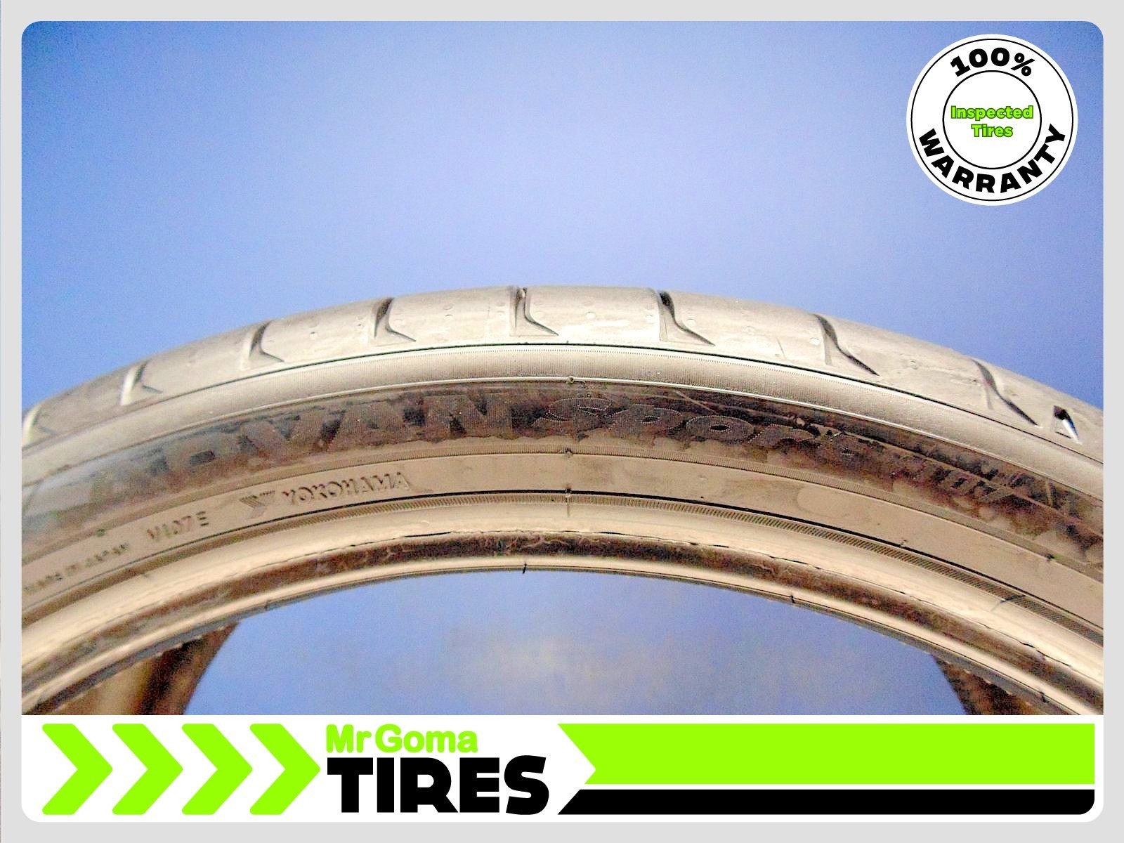 2 YOKOHAMA ADVAN SPORT V107 XL 315/30R23 USED TIRES 6.4/32 TRAED BMW X7 3153023