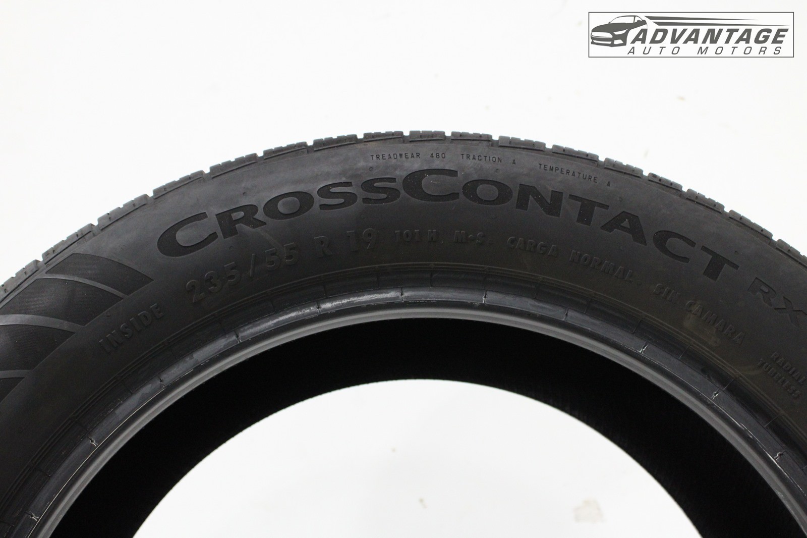 2025 CHEVROLET EQUINOX AWD WHEEL TIRE 235/55 R19 101H CONTINENTAL 7/32 NDS OEM