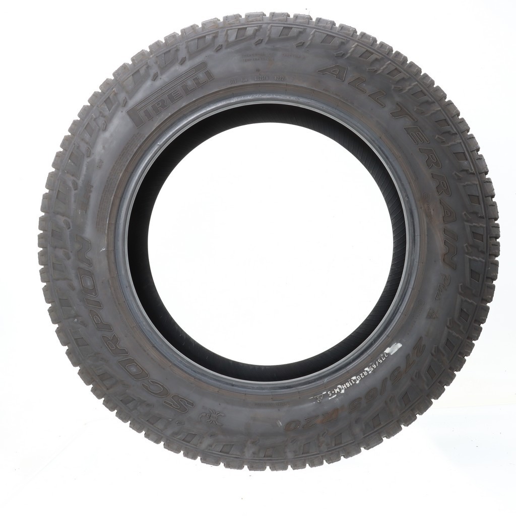 Set of (4) Used 275/65R20 Pirelli Scorpion All Terrain Plus RIV ELECT (15MZZ)
