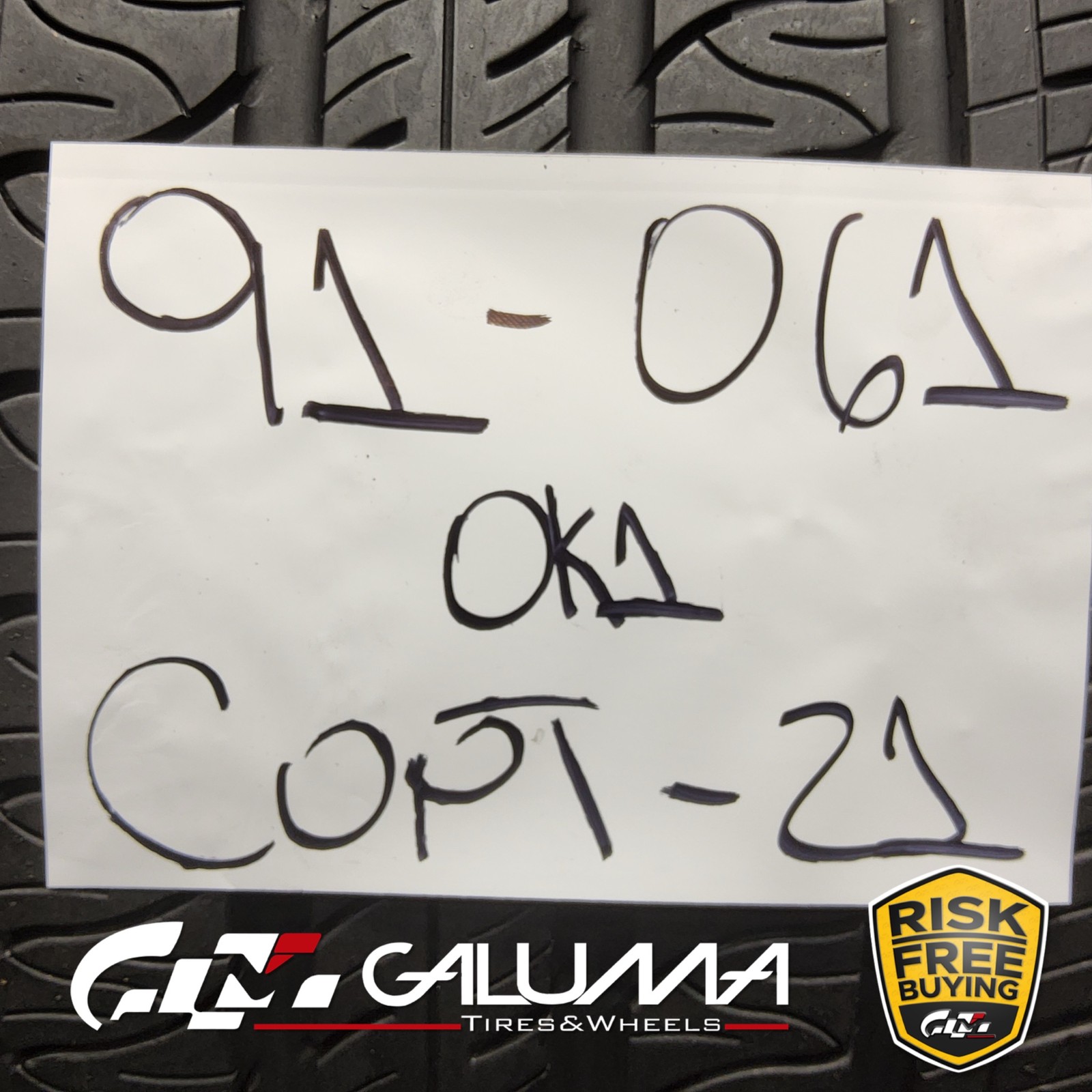 1 (One) Tire LikeNEW Continental ProContact RX XL 325/30R21 325/30/21 108V 91061
