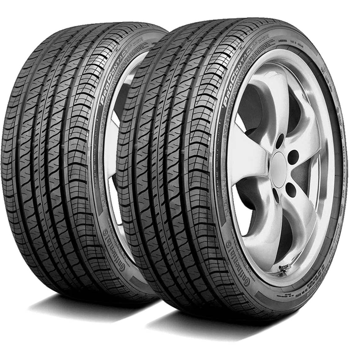 2 Tires 235/40R18 Continental ProContact RX SSR AS A/S All Season 91V (DC)