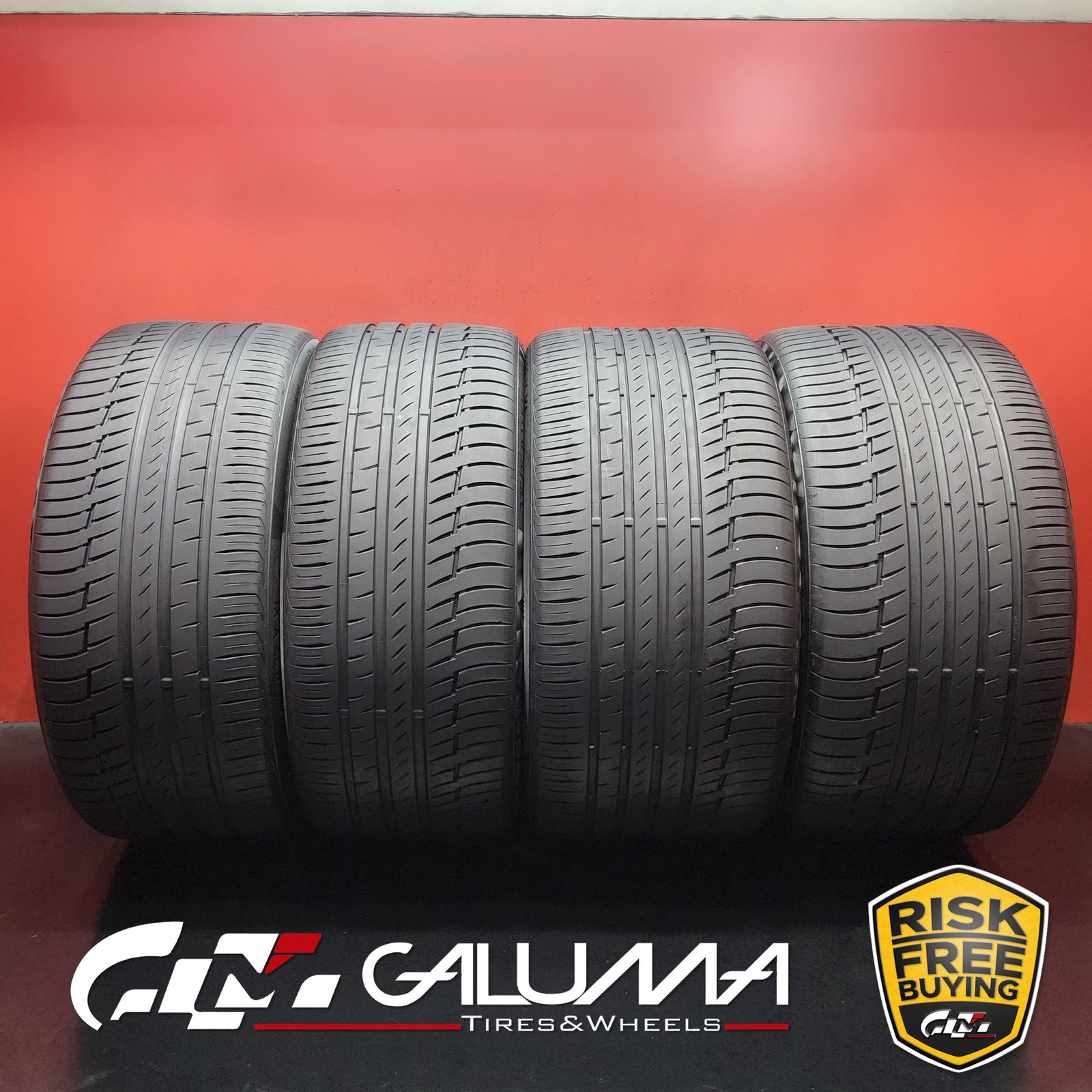 4 Tires LikeNEW Continental PremiumContact 6 ★ XL 275/35R22 & 315/30R22 #95912