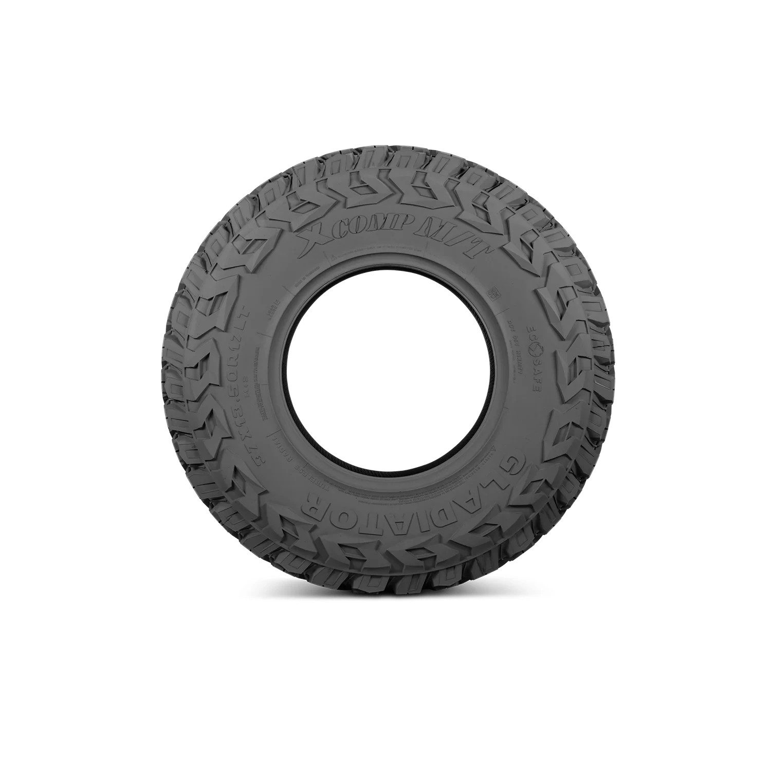 QTY 4 Tires Gladiator X Comp M/T LT 37X13.50R20 Load F 12 Ply 128Q MT Mud NEW
