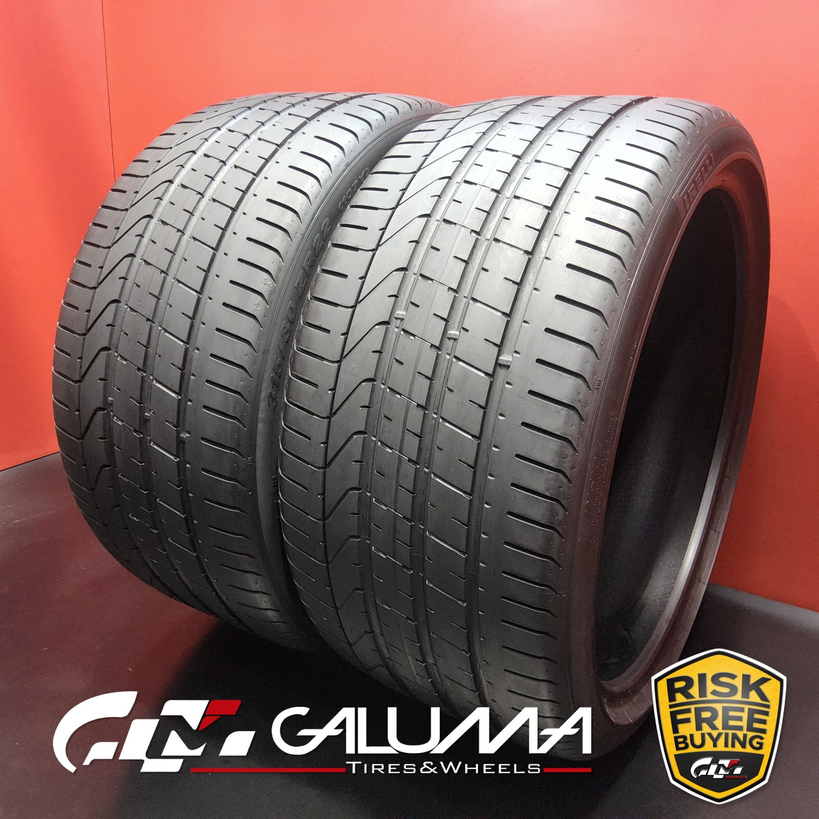 Set of 2 Tires Pirelli P Zero (N0) XL 315/30ZR22 315/30/22 3153022 107Y #91406