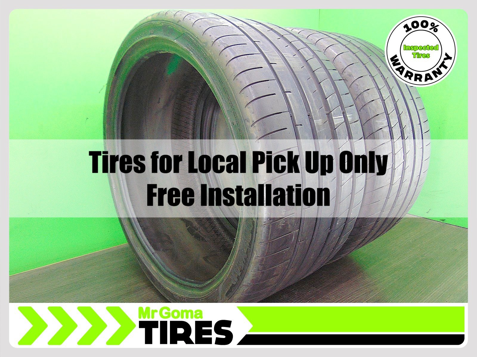 2 305/30R21 TIRES GOODYEAR EAGLE F1 ASYMMETRIC 3 NAO XL 6.9/32 TREAD AUDI OEM