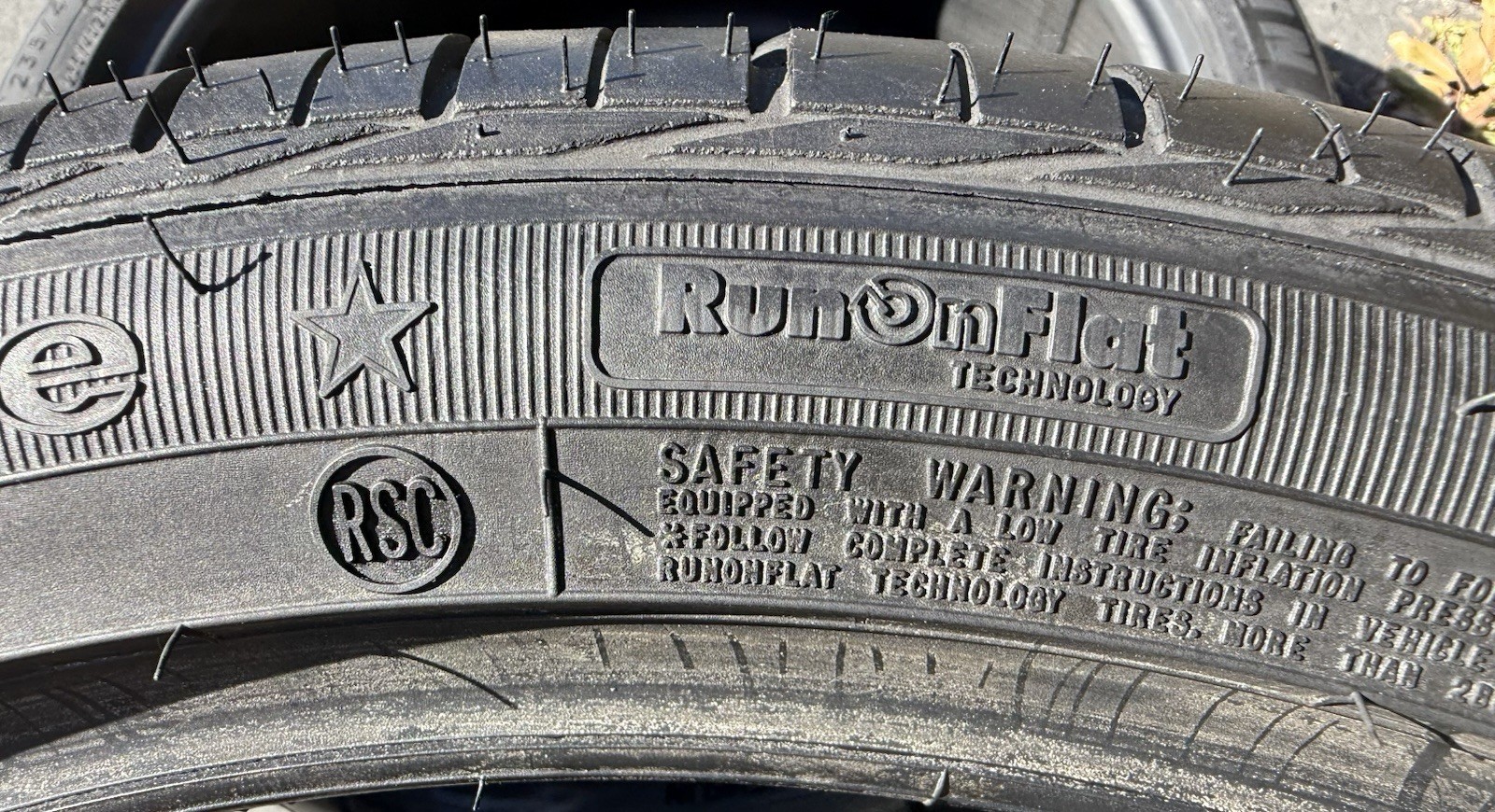 ONE BRAND NEW 245/40R20 99Y Goodyear Excellence RunOnFlat ROF RFT Run Flat Tire
