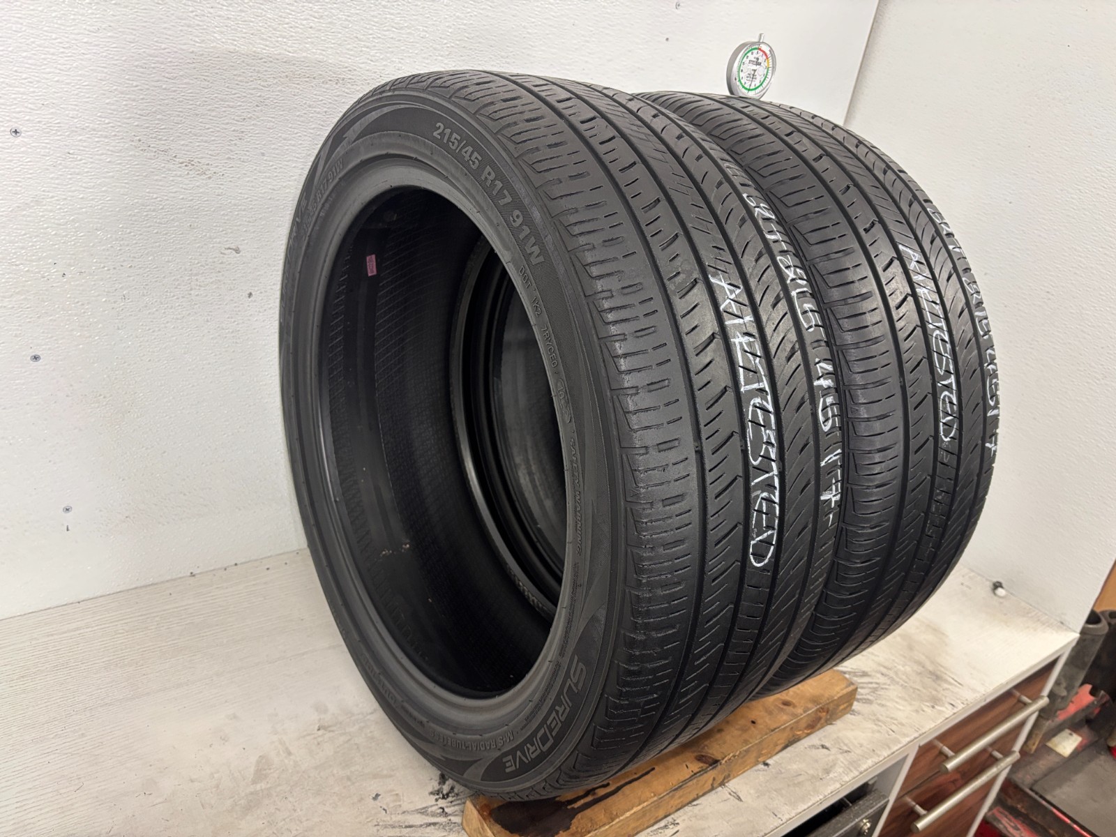 NO SHIPPING ONLY LOCAL PICK UP 2 Tires 215 45 17 SureDrive Sport