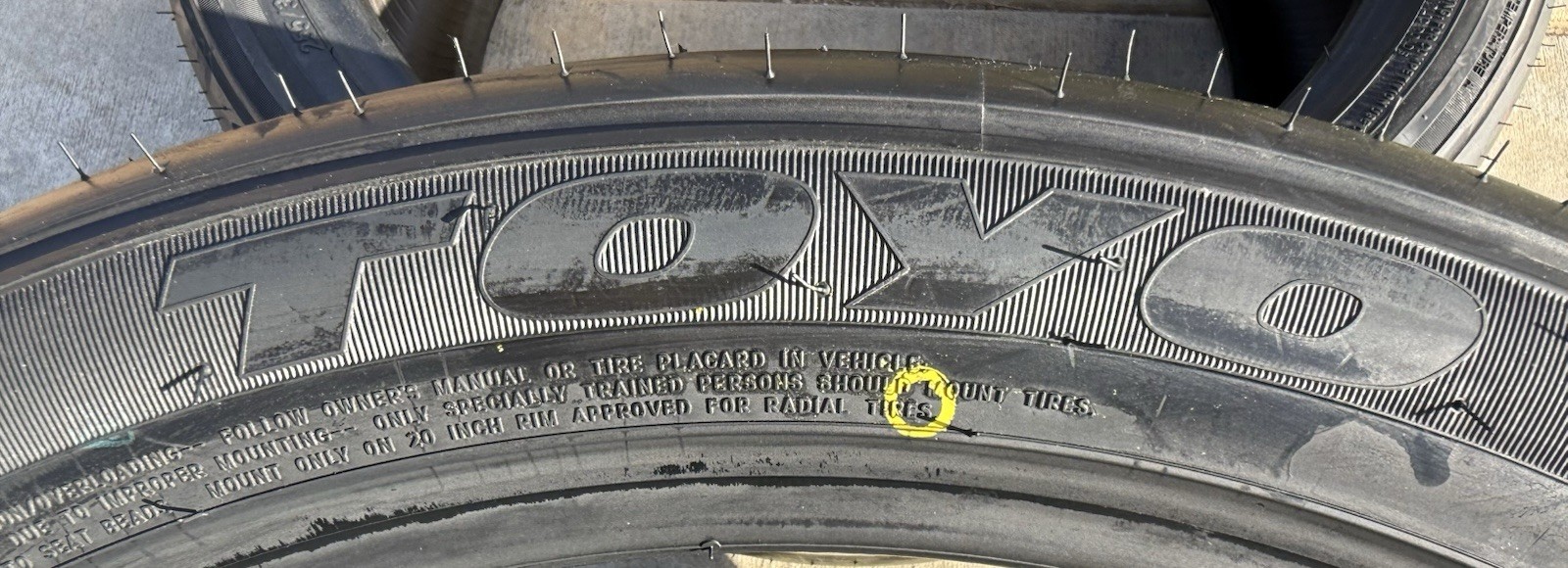 TWO BRAND NEW 255/35ZR20 (93Y) Toyo Proxes RR Track & Competition Tires 2853020