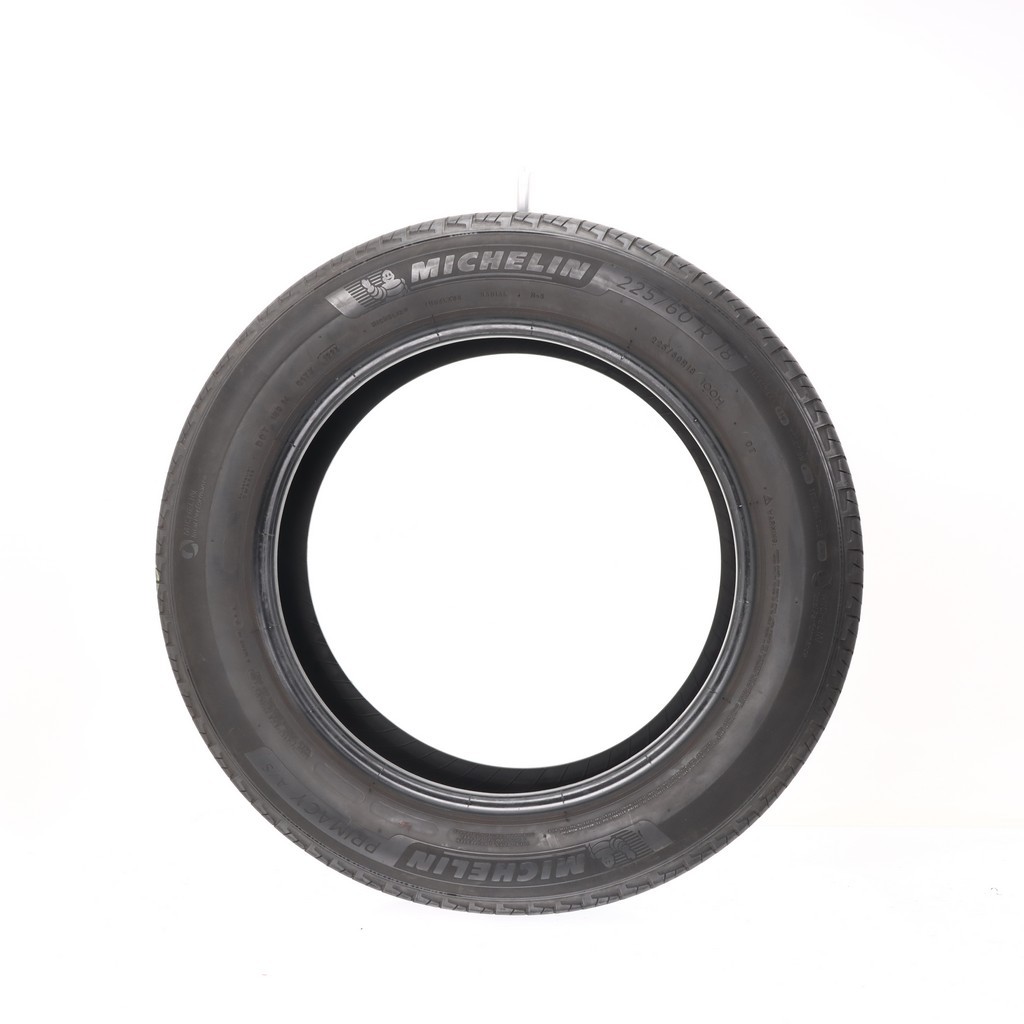 Set of (4) Used 225/60R18 Michelin Primacy A/S 100H – 6.5-7/32
