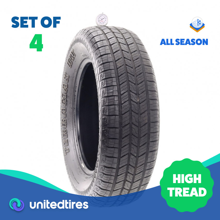 Set of (4) Used 235/65R17 Sailun Terramax HLT 104T – 9-10/32
