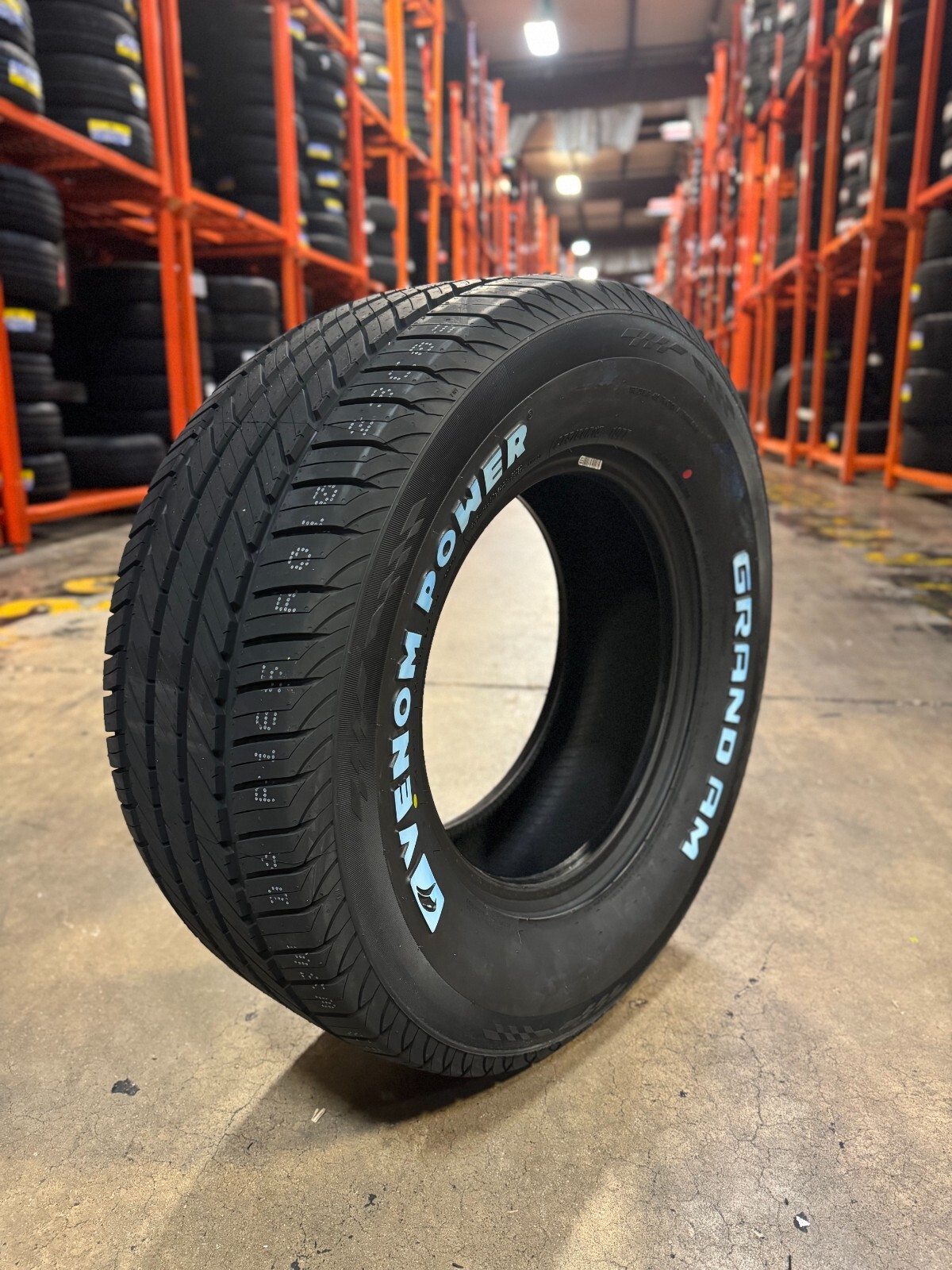 4 NEW 225/70R14 99H VENOM GRAND AM WHITE LETTER ALL SEASON TIRES