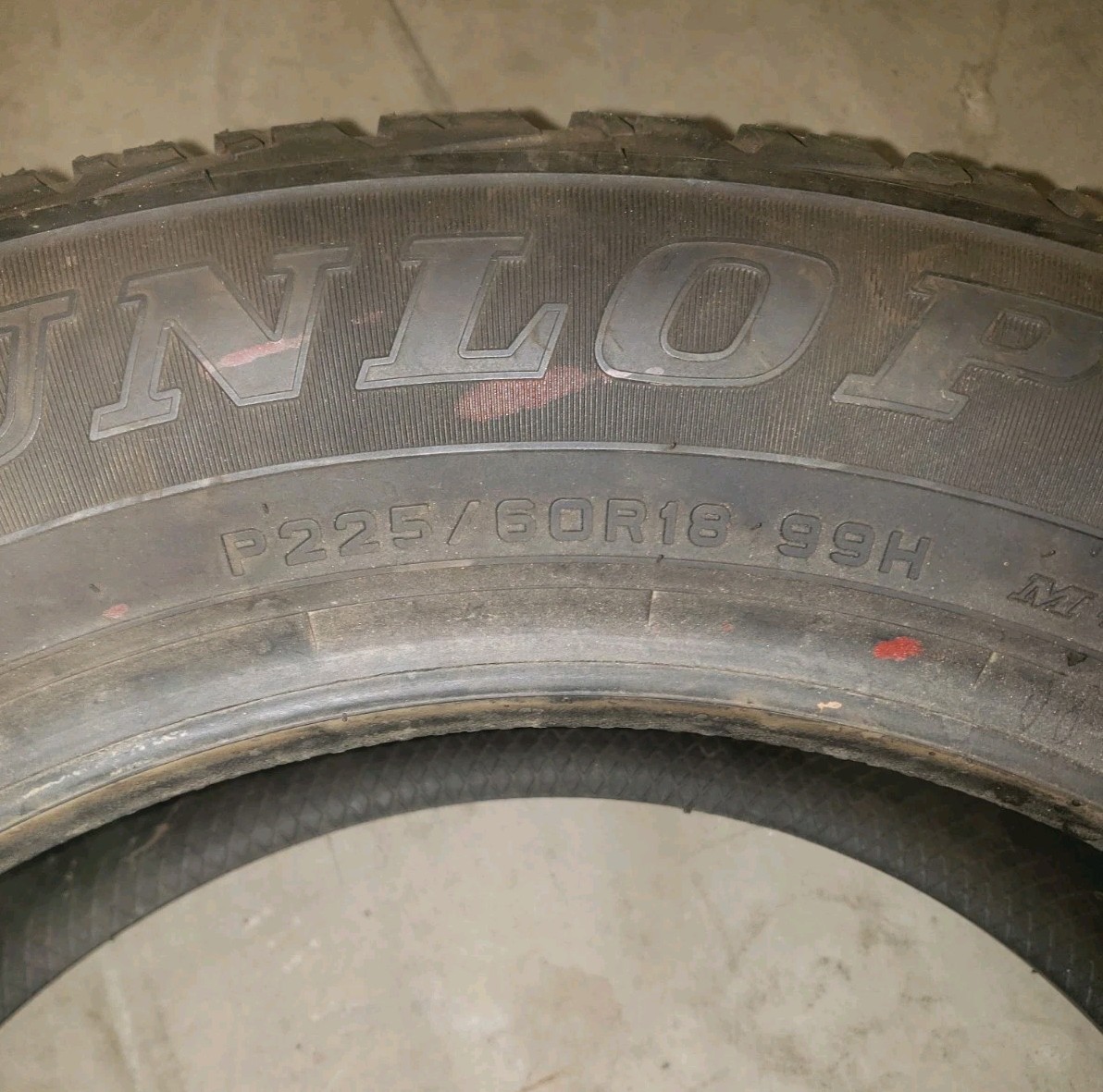 New 225/60R18 Dunlop Grandtrek AT20 99H – 10/32