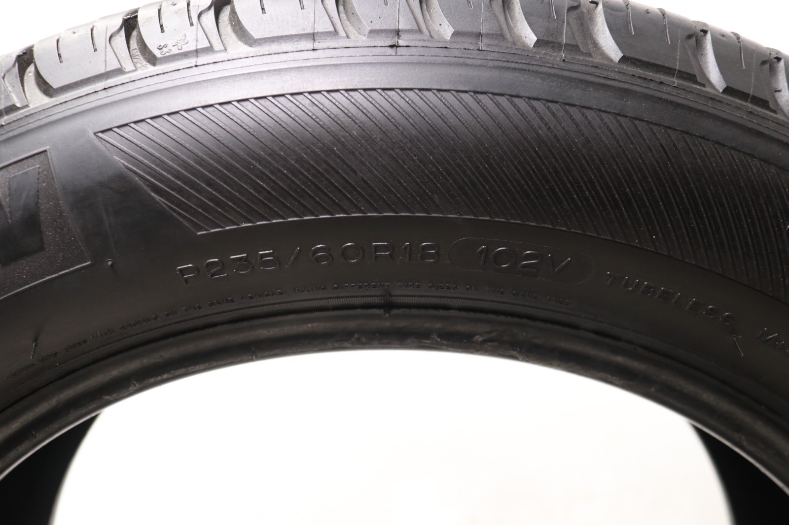 Set of 4 Used 235/60R18 Michelin Latitude Tour HP – 102V – 8-9/32