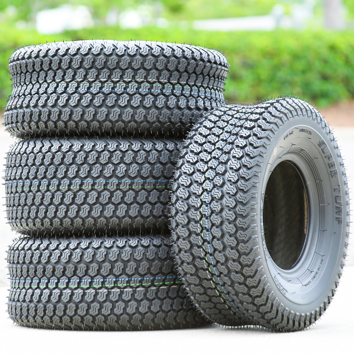 2 Tires Kenda K500 Super Turf 20X9.00-10 Load 4 Ply Lawn & Garden